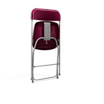 Klapstoel |  Bordeaux/ Grijs | 43x45x(h)80 cm, Verzenden, Nieuw in verpakking