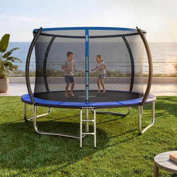 Trampoline Jumpy met veiligheidsnet - 305 cm, Verzenden, Nieuw