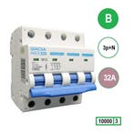 Gacia installatieautomaat 3P+N B32 10KA - PB8H-3NB32, Doe-het-zelf en Verbouw, Elektra en Kabels, Ophalen of Verzenden, Nieuw