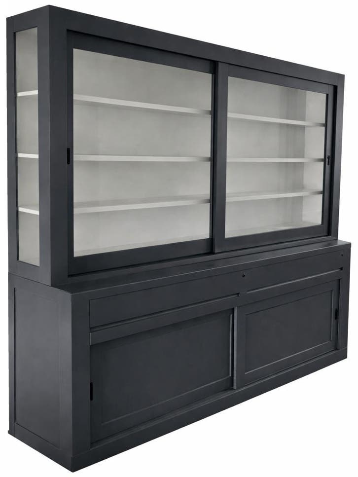 Design buffetkast antraciet Petten 240cm, Huis en Inrichting, Kasten | Buffetkasten, Ophalen of Verzenden