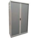 Roldeurkast 119x45x197 cm, staal, grijs, zonder legborden,, Ophalen of Verzenden, Gebruikt