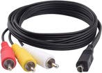 Sony 10-Pin naar RCA - AV-kabel voor Handycam Camera, Verzenden, Zo goed als nieuw