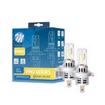 M-Tech H4 LED - Canbus - Geel - Set van 2 - Gele LED ve..., Verzenden, Nieuw