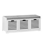 2dekans | SoBuy Schoenenkast met gestoffeerd -, Ophalen of Verzenden, Zo goed als nieuw