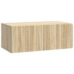vidaXL Wandbeugel TV-kast Sonoma Eiken 78,5 x 41 x 30 cm, Minder dan 50 cm, Verzenden, Nieuw, Minder dan 100 cm