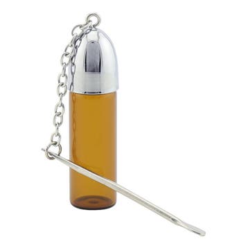 Spoon on Vial Brown Glass     Extra Large, Ophalen of Verzenden, Nieuw