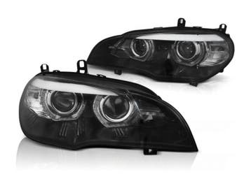 Xenon koplamp units LED Angel Eyes Black geschikt voor BMW, Auto-onderdelen, Verlichting, Verzenden, Nieuw, BMW