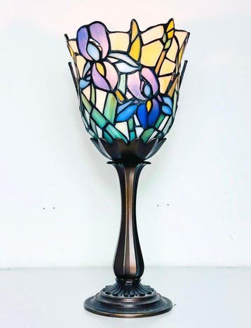 Tafellamp - Glas-in-lood