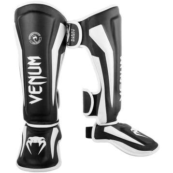 Venum Elite Standup Shinguard - Black/White, Ophalen of Verzenden, Nieuw