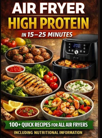 Air Fryer High Protein – In 15–25 Minutes: 100+ Quick Recipe, Ophalen of Verzenden, Nieuw, Clara Feldhaus