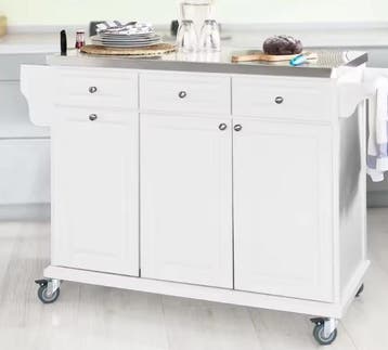 Keukentrolley met RVS Blad, Laden & Rek – 107 cm Breed, Verzenden, Nieuw