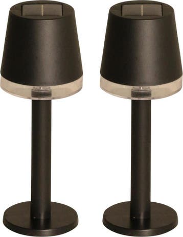 Luxform - 2x Solar Tafellamp - Cala dOr - LED - Werkend op, Ophalen of Verzenden, Nieuw