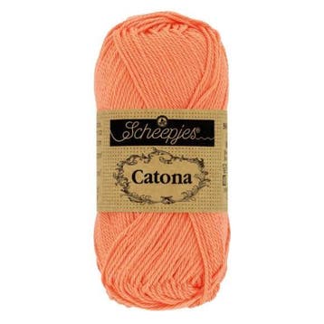 Scheepjes Catona 10gr - 410 Rich Coral, Verzenden, Nieuw