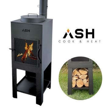 ASH® - Stoke - Tuinhaard met BBQ, Tuin en Terras, Verzenden, Nieuw