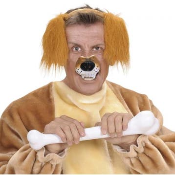 Plastic neus van een hond - Dieren maskers, Ophalen of Verzenden, Nieuw