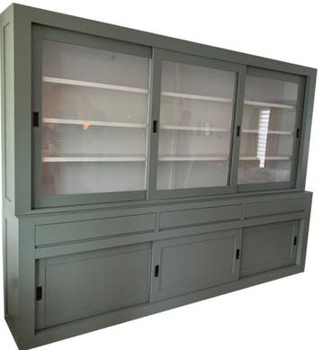 Buffetkast Engels groen Enschede 300cm soft close, Ophalen of Verzenden, Nieuw