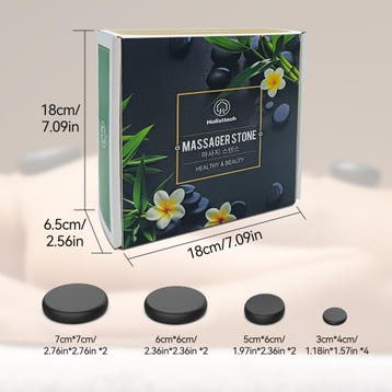 10-delige Hot Stone Massageset voor Ontspanning Spa, Verzenden, Nieuw
