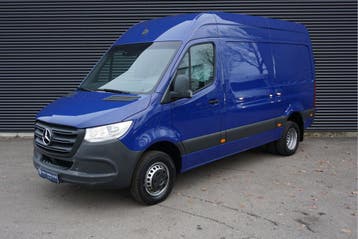 Zakelijke Lease |  Mercedes-Benz Sprinter 516 160pk Automaat, Automaat, Stof, Gebruikt, Blauw