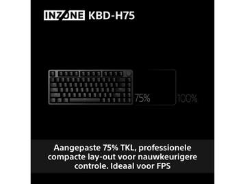 Sony Inzone KBD-H75 - QWERTY Gaming Toetsenbord - Rapid, Verzenden, Nieuw, Sony