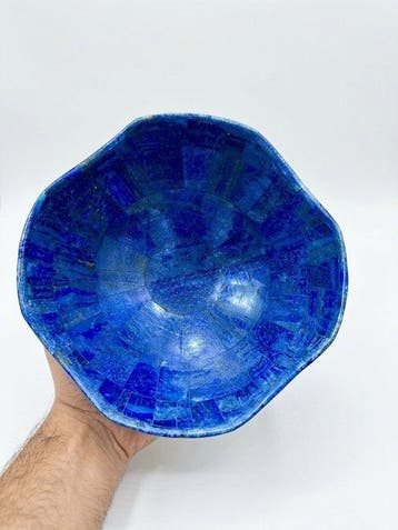 Kom - Lapis Lazuli - 905 g - 20 cm, Verzamelen