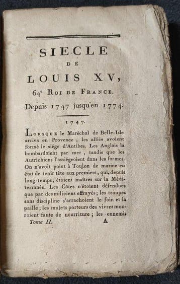 A. Laffrey - Siècle de Louis XV, contenant les évènements, Antiek en Kunst, Antiek | Boeken en Bijbels