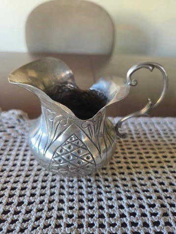 Melkkan - .835 zilver - Zilveren melkmeisje