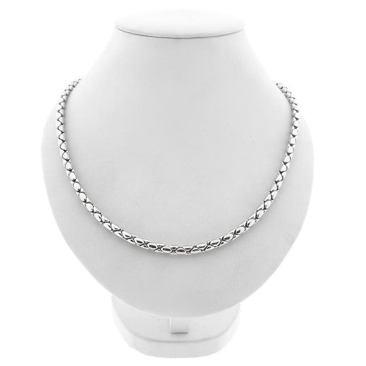Witgouden cardano schakelketting, Sieraden, Tassen en Uiterlijk, Kettingen, Goud, Gebruikt, Goud, Ophalen of Verzenden