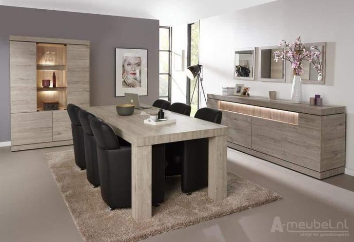 Woonkamerset Emmen - moderne woonkamers, Huis en Inrichting, Complete eetkamers, Nieuw