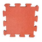 Rubber puzzeltegel rood met EPDM toplaag - 25 mm -, Verzenden, Nieuw