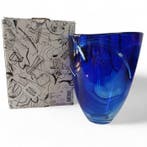 Kosta Boda - Anna Ehrner - Vaas - Contrast Blue - Glas