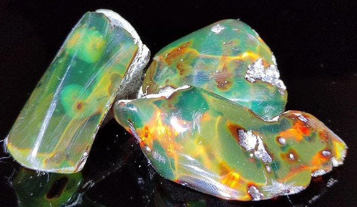 Mexicaanse barnsteen Chiapas!! AAA Geen minimumprijs- 46 g, Verzamelen, Mineralen en Fossielen