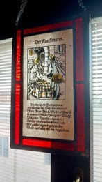 Antiek Tegel - Antiek - 1930-1940 - Antiek beschilderd glas