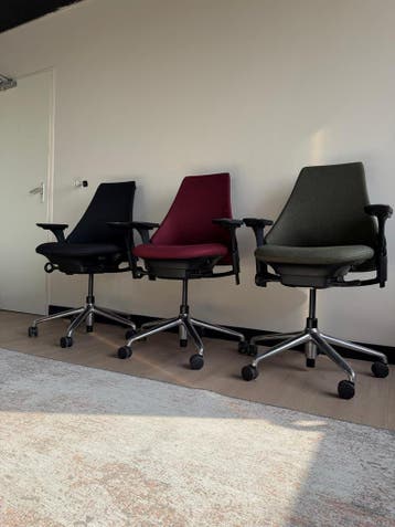 Refurbished Herman Miller Sayl - Meerdere Kleuren, Huis en Inrichting, Overige kleuren, Verzenden, Zo goed als nieuw, Bureaustoel