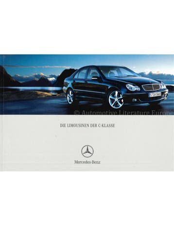 2004 MERCEDES BENZ C KLASSE SEDAN BROCHURE DUITS, Nieuw, Author