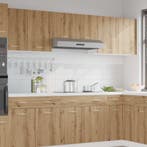 vidaXL Bovenkast Lyon 40x31x60 cm bewerkt hout artisanaal, Verzenden, Nieuw, Bruin