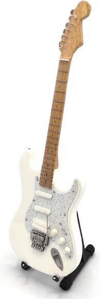 Miniatuur replica Fender Stratocaster gitaar - Richie Sambor, Verzamelen, Ophalen of Verzenden, Nieuw, Pop, Beeldje of Miniatuur