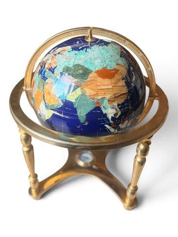 Globe with armillary sphere, Celestial library globe - Echte