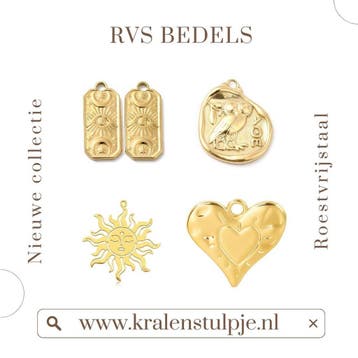 Elegante RVS Bedels – Vanaf €1,50 per stuk!, Nieuw, Bedel