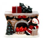 Sneeuwpop bij de openhaard (Dioramas & Scenes, Kerst), Ophalen of Verzenden, Nieuw