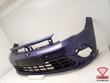 VW Polo VI 2G Facelift 2021+ R-Line Voorbumper 4x PDC, Ophalen, Gebruikt, Volkswagen, Bumper