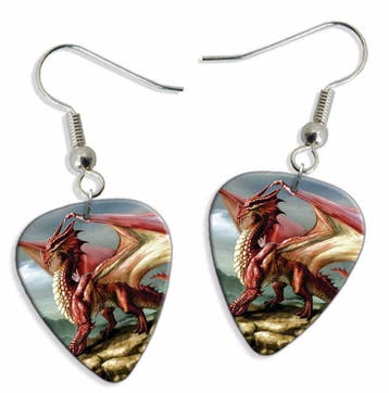 Plectrum ketting of sleutelhanger van een Draak, Ophalen of Verzenden, Nieuw