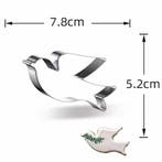 Vredesduif koekjes vorm Peace, Verzenden, Nieuw, Taarten of Cupcakes, Bakvorm