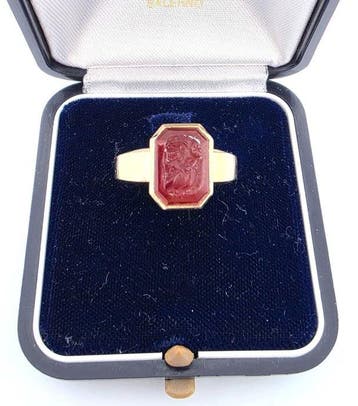Ring - 18 karaat Geel goud, Sieraden, Tassen en Uiterlijk, Ringen, Nieuw