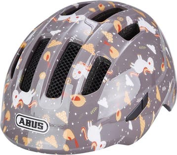 Fietshelm ABUS SMILEY 3.0 grey horse S - 45-50 cm - grijs -, Fietsen en Brommers, Fietsaccessoires | Fietshelmen, Ophalen of Verzenden