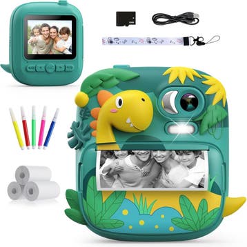 Instant Camera Dino Design - 32GB | 40% Korting, Ophalen of Verzenden, Zo goed als nieuw, Ontdekken