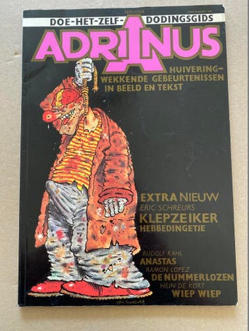 Erik Schreurs en anderen - Adrianus Doe-het-Zelf-Dodingsgids, Eén stripboek, Verzenden, Gelezen