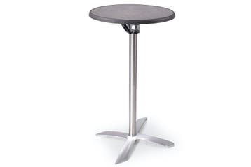 Statafel Helsinki | 60 cm | opklapbaar, Tuin en Terras, Tuintafels, Ophalen of Verzenden, Nieuw, Rond, Kunststof