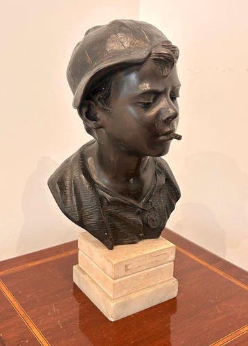 Dal modello di Giovanni De Martino (1870-1935) - sculptuur,, Antiek en Kunst