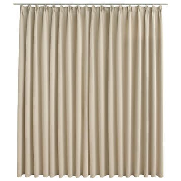 Luxe Overgordijn Polyester | 290x245cm | Laatste Stuk!, Ophalen of Verzenden, Zo goed als nieuw, Beige