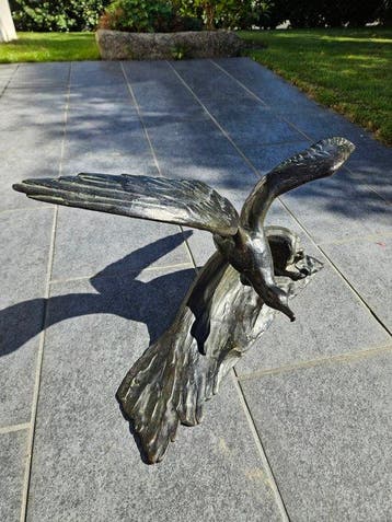 Susse Frères - Maximilien Fiot - sculptuur, LAlbatros sur